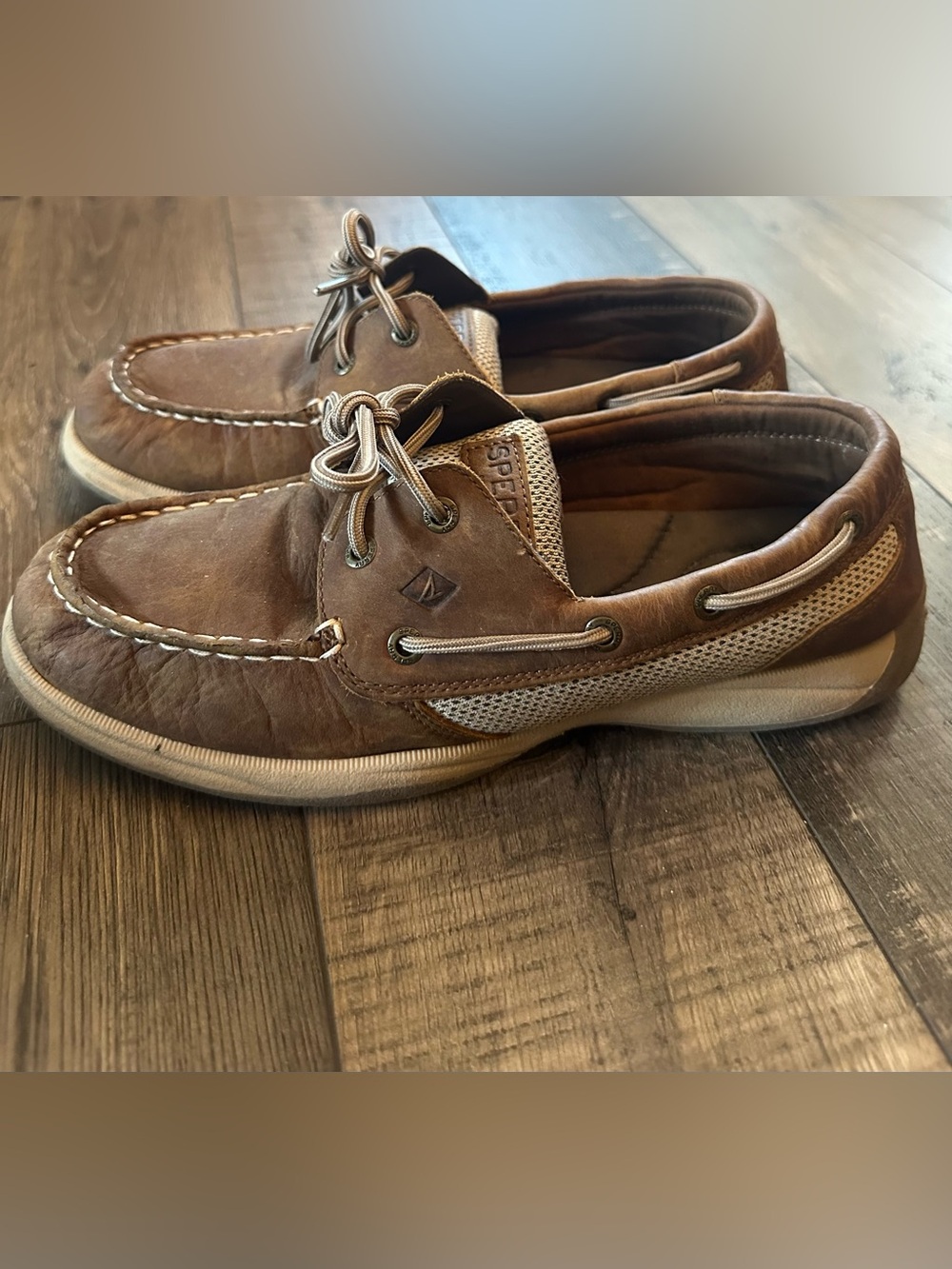 Sperry Top-Sider Intrepid 2-Eye Womens Size 8 Brown Casual Leather Boat Shoes